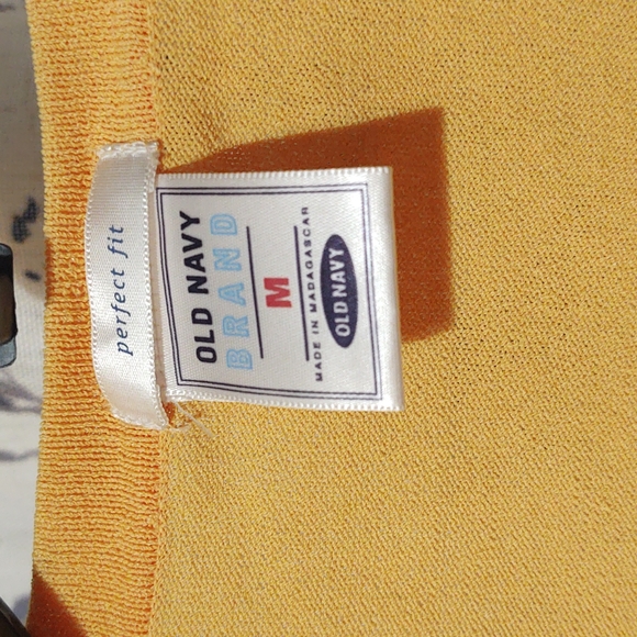 Women's Light Orange Cardigan - Picture 3 of 5